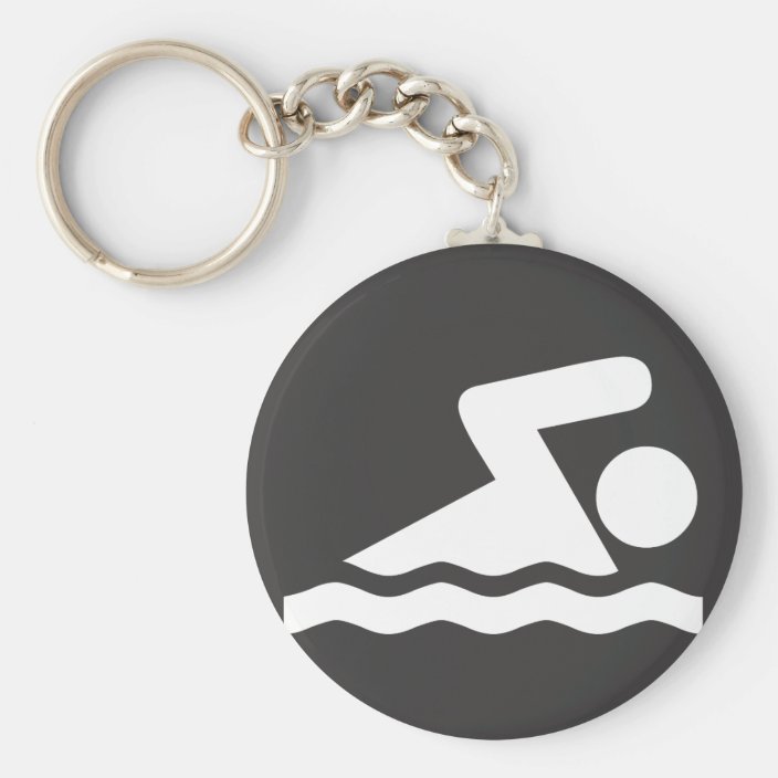 Swimmer Keychain