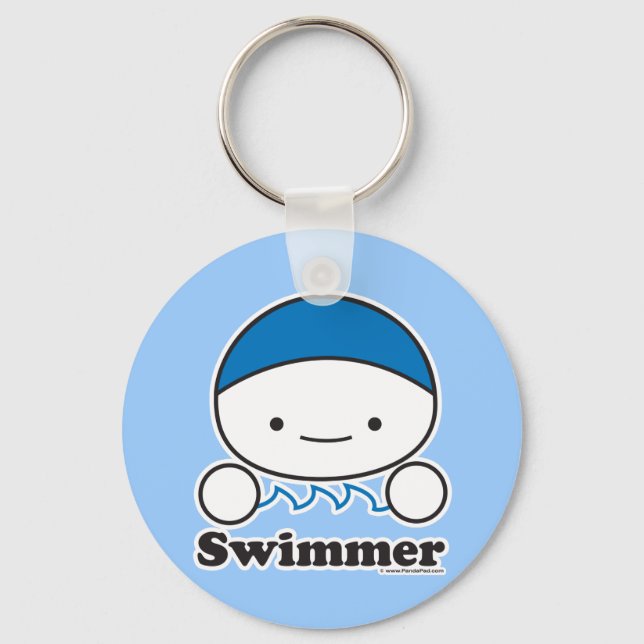 Swimmer keychain (Front)