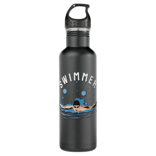 Swimmer _ Perfect design for Swimmers Stainless Steel Water Bottle