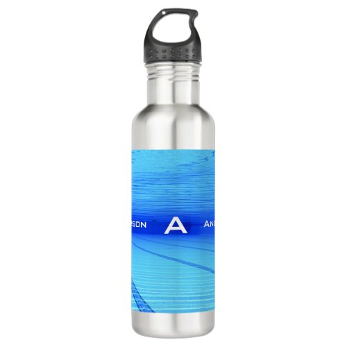 Swimmer Personalized Stainless Steel Water Bottle