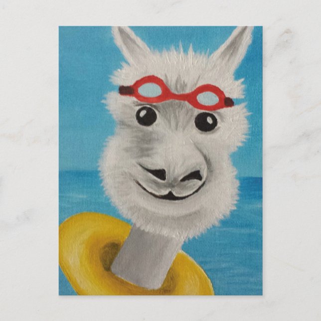 Swimmer Postcard (Front)