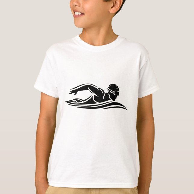 swimmer ,Swim Swimming Pool                        T-Shirt (Front)