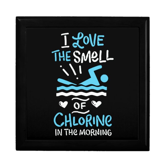 Swimmer Swimming Swim Sport Gift Box (Front)