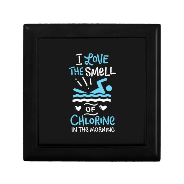 Swimmer Swimming Swim Sport Gift Box (Front)