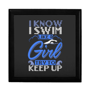 Swimmer Swimming Swim Sport Gift Box