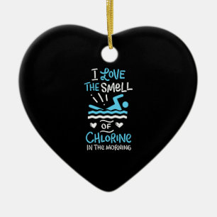 Swimmer Swimming Swim Sport Gift Ceramic Ornament