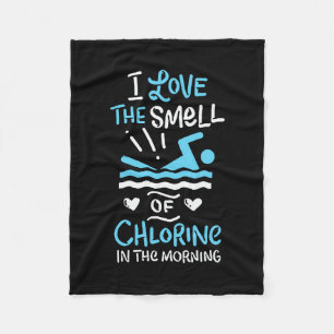 Swimmer Swimming Swim Sport Gift Fleece Blanket