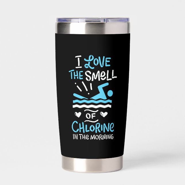 Swimmer Swimming Swim Sport Gift Insulated Tumbler (Front)