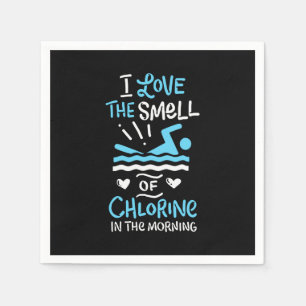 Swimmer Swimming Swim Sport Gift Napkins