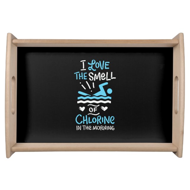Swimmer Swimming Swim Sport Gift Serving Tray (Front)