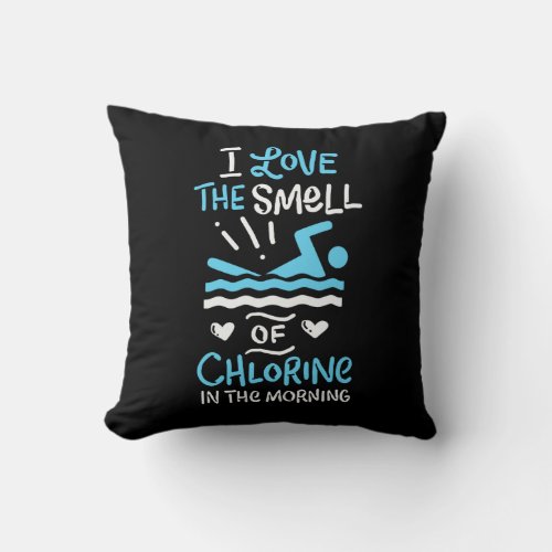 Swimmer Swimming Swim Sport Gift Throw Pillow