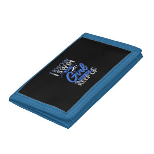 Swimmer Swimming Swim Sport Gift Tri-fold Wallet