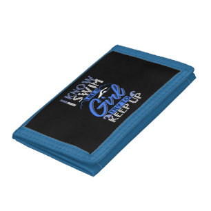 Swimmer Swimming Swim Sport Gift Tri-fold Wallet