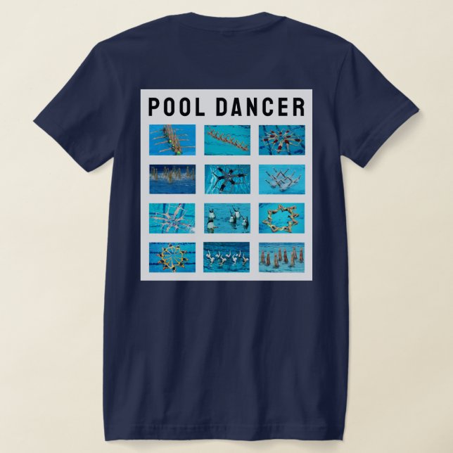 Swimmer Synchronized Swimming T-Shirt (Laydown Back)