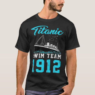Swimmer Titanic Swim Team 1912 cool funny crossfit T-Shirt