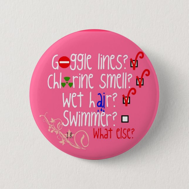Swimmer? What else? Button (Front)