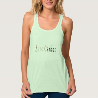 Swimmer's back, curved cut, "Zero Carbon" Tank Top