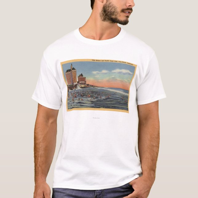 Swimmers by Villa Riviera & Pacific Coast Club T-Shirt (Front)