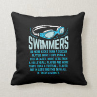 Swimmers Do More Kicks I Funny Gift Swimming Lover