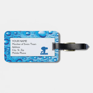 SWIMMERS LUGGAGE OR BAG TAG