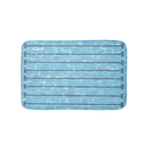 Swimmers Swim Team Swimming Pool Bath Mat