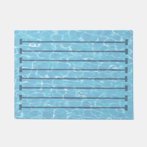 Swimmers Swim Team Swimming Pool Doormat