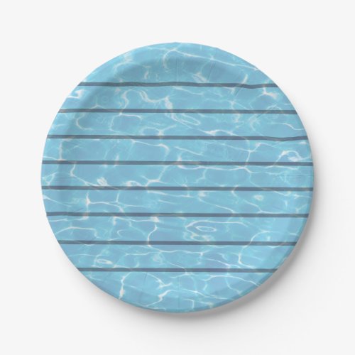 Swimmers Swim Team Swimming Pool Paper Plates