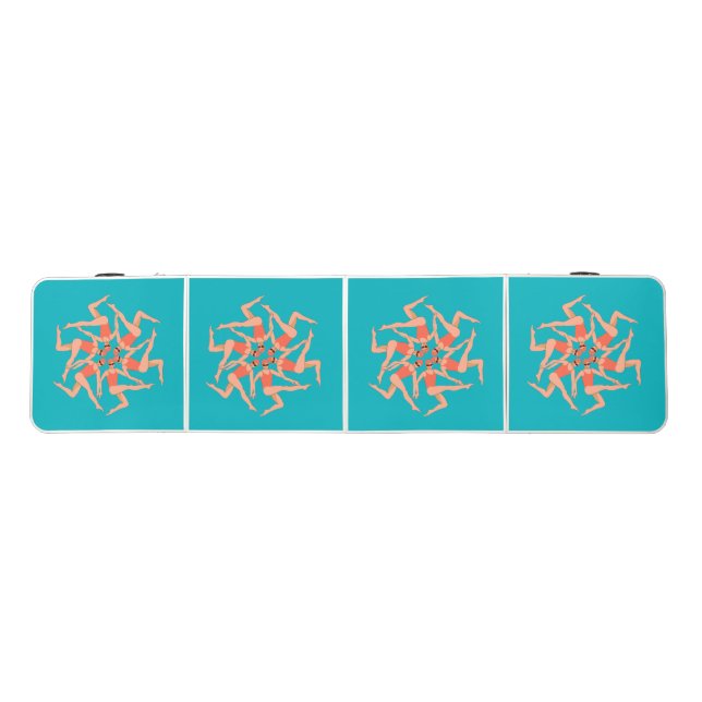 Swimmers - Synchronized Swimming  Beer Pong Table (Top)