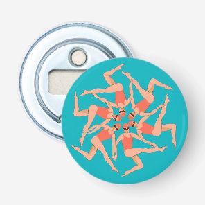 Swimmers - Synchronized Swimming  Bottle Opener
