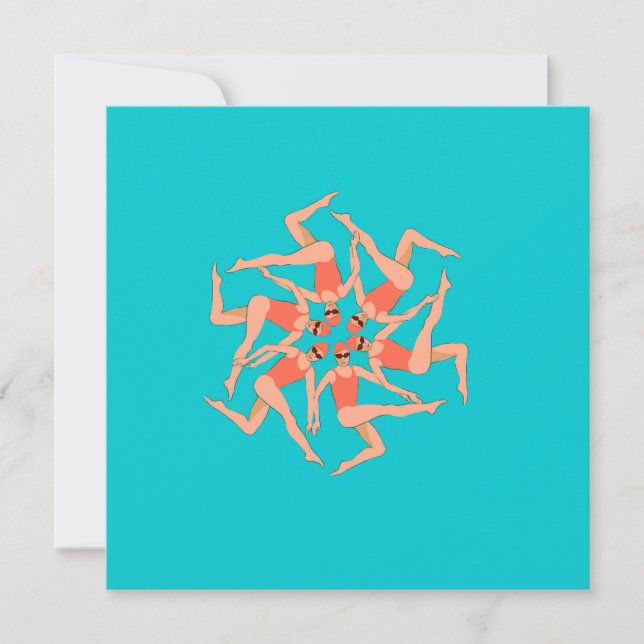 Swimmers - Synchronized Swimming Choreography  Card (Front)