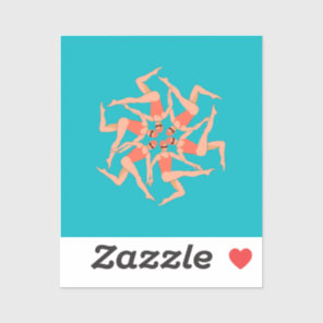 Swimmers - Synchronized Swimming Choreography   Sticker