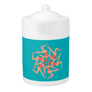 Swimmers - Synchronized Swimming Choreography Teapot
