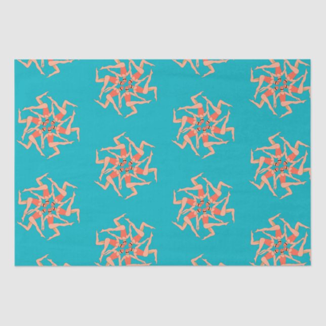 Swimmers - Synchronized Swimming Choreography   Tissue Paper (Front)