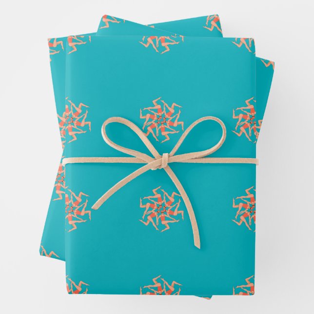 Swimmers - Synchronized Swimming Choreography  Wrapping Paper Sheets (In situ)