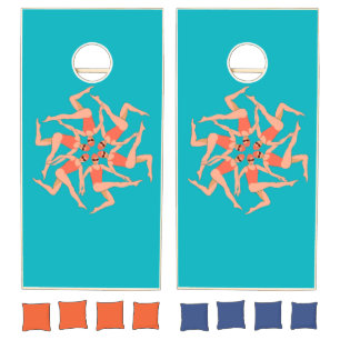 Swimmers - Synchronized Swimming Cornhole Set