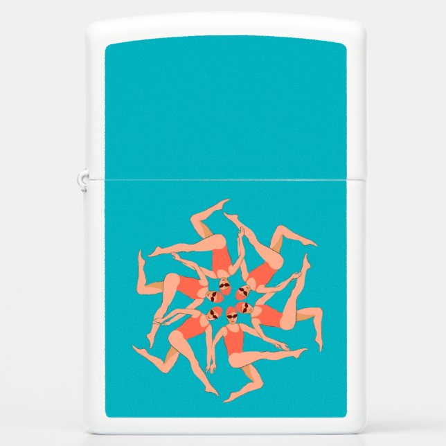 Swimmers - Synchronized Swimming Dance Zippo Lighter (Front)