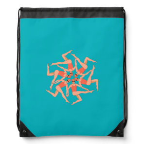 Swimmers - Synchronized Swimming   Drawstring Bag
