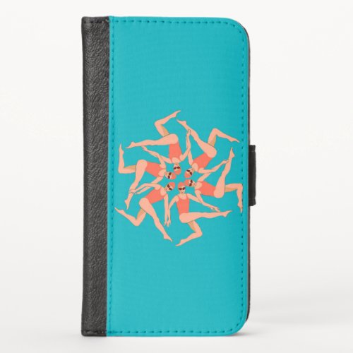 Swimmers _ Synchronized Swimming iPhone XS Wallet Case