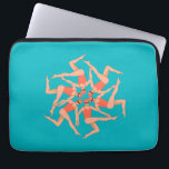 Swimmers - Synchronized Swimming   Laptop Sleeve<br><div class="desc">Artistic swimmers performing a synchronized choreographed routine. Swimmers - digital drawing. A gift for swimming lovers,  swimming team,  swimming coach ... </div>