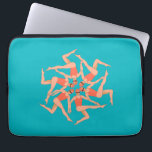 Swimmers - Synchronized Swimming   Laptop Sleeve<br><div class="desc">Artistic swimmers performing a synchronized choreographed routine. Swimmers - digital drawing. A gift for swimming lovers,  swimming team,  swimming coach ... </div>