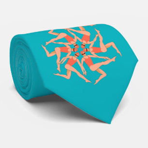 Swimmers - Synchronized Swimming Neck Tie