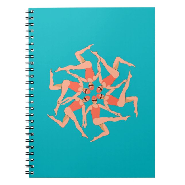 Swimmers - Synchronized Swimming   Notebook (Front)