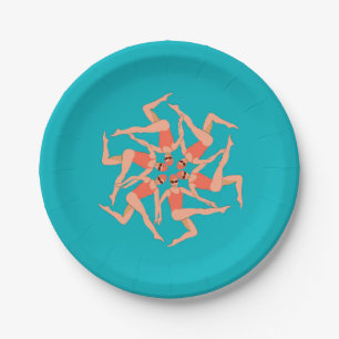 Swimmers - Synchronized Swimming Paper Plates