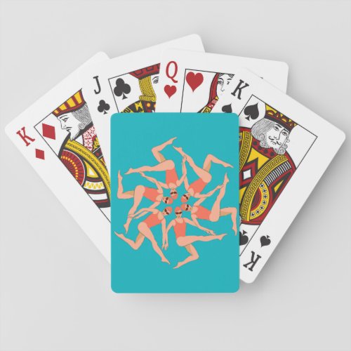 Swimmers _ Synchronized Swimming Playing Cards