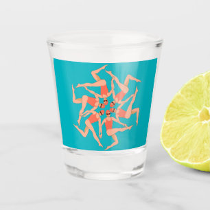 Swimmers - Synchronized Swimming   Shot Glass