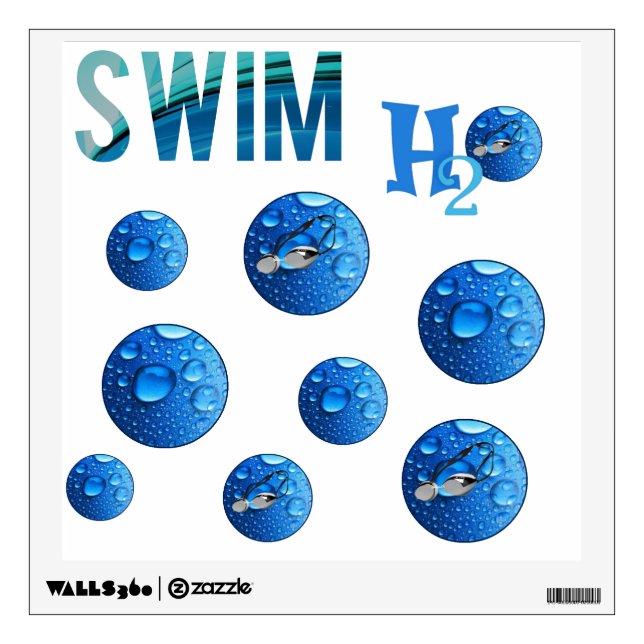 Swimmer's Wall Decals (Front)