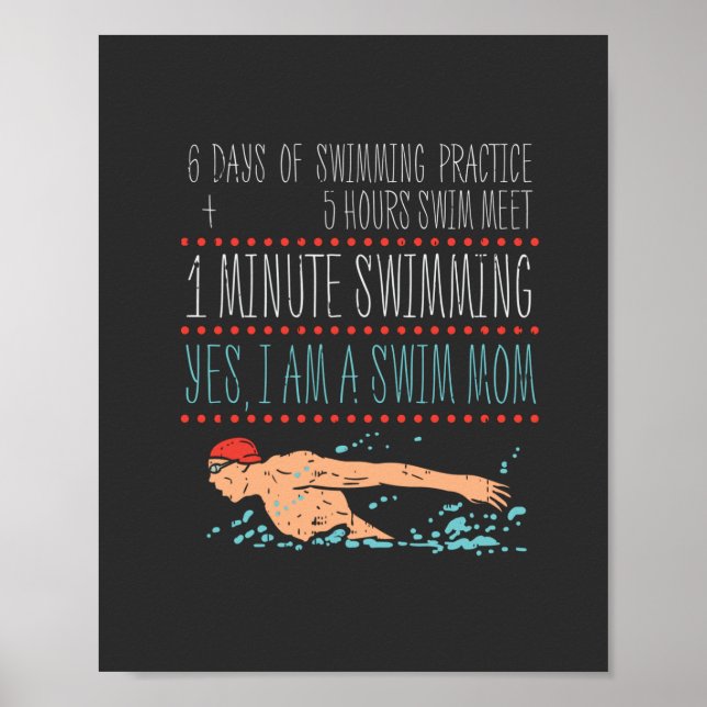Swimmimg Mom Poster (Front)