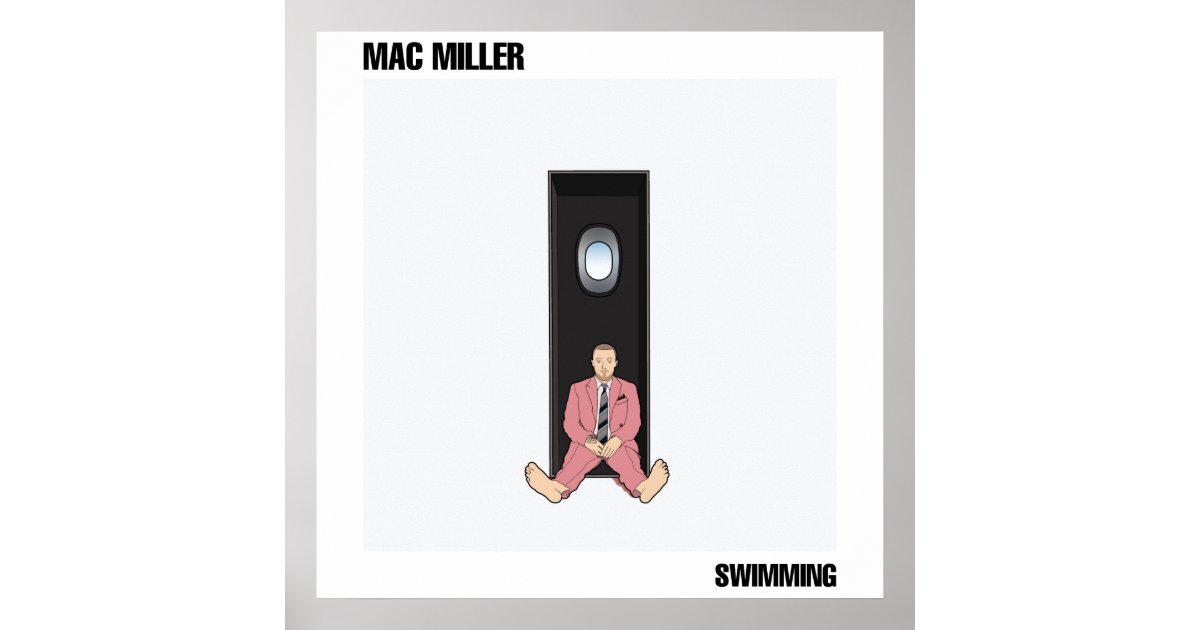 Swimming [Album Cover Illustration] Poster Zazzle