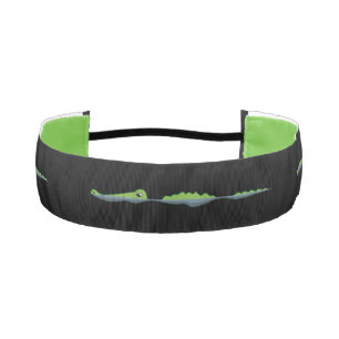 Swimming Alligator Athletic Headband