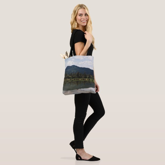 Swimming Alone....... Tote Bag (On Model)